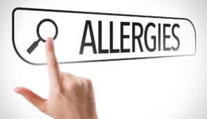 bigstock Allergies written in search ba 97675277
