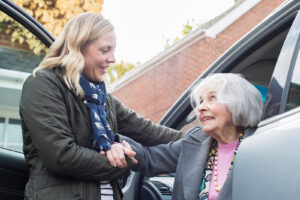 Senior home care services can help with transportations to senior activities.