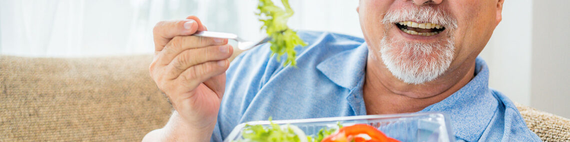 Home care assistance can help aging seniors with nutritional support to eat more vegetables for better health.